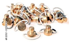 TRIPOD HEADS BRASS, 3/8TH MOUNTING SCREWS, SOLD INDIVIDUALLY