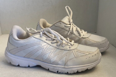 Safe T Step Comfort Women 8.5 40.5 Oil Slip Resistant Sneaker Shoe White Work