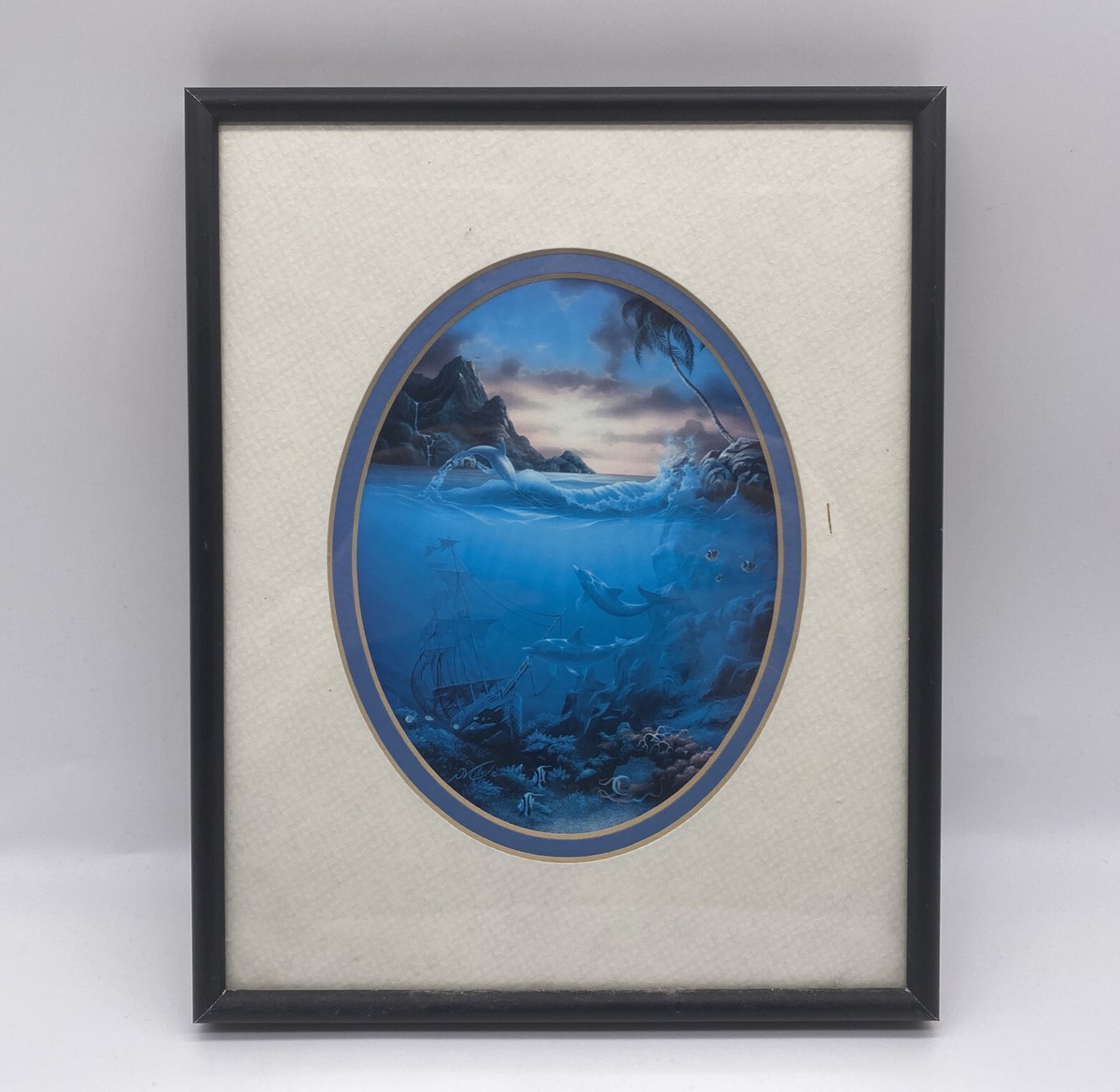 David Miller Ocean Art Print Matted Framed | eBay