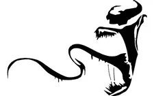 DIY Art Project Paint Reusable Stencil Silhouette - Spider-Man Venom Carnage