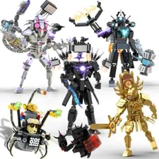 Skibidi Toilet Building Blocks Toys Titan man Cameraman Speakerman Bricks Toys