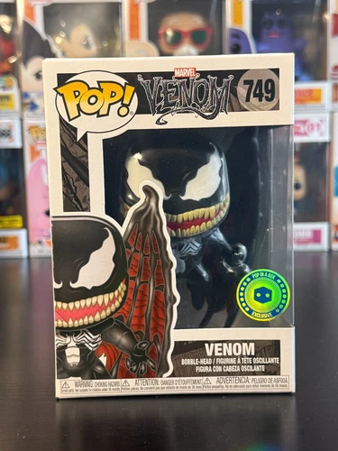 Funko Pop! Marvel Venom 749 Pop In A Box Exclusive Vinyl Figure With Protector