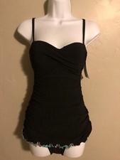 Profile by Gottex Women's Sweetheart Lettuce Ruffle Trim One Piece E625-2014 6