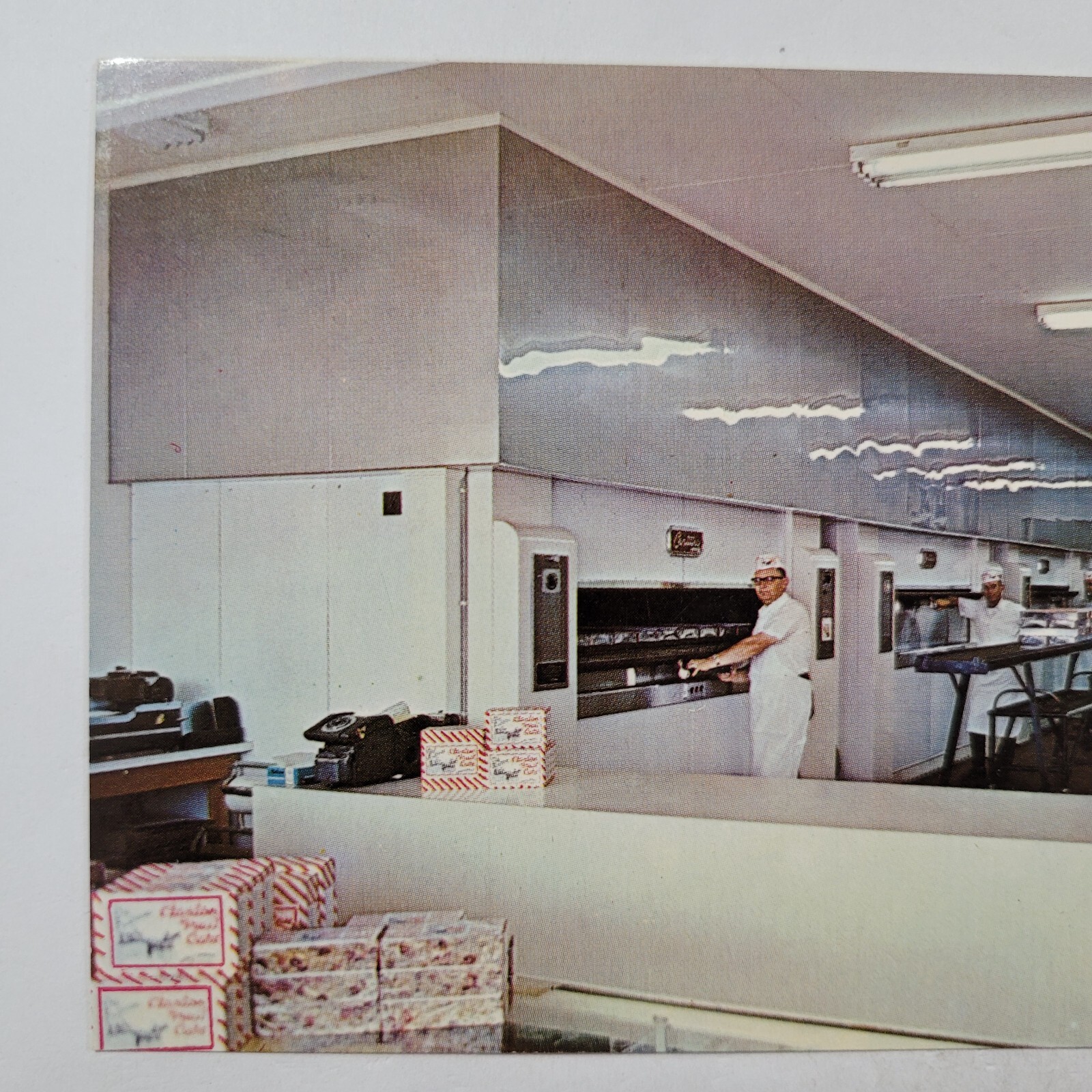 Visit The Home Of Old Fashion Claxton Fruit Cake Georgia Vintage Chrome Postcard