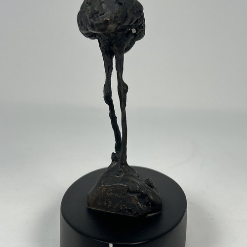 Vintage Primo Conti Signed Bronze Flamingo 467/500 Italian Bird Sculpture - Picture 12 of 24