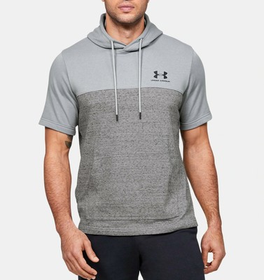 under armour men's sportstyle terry short sleeve moletom com capuz