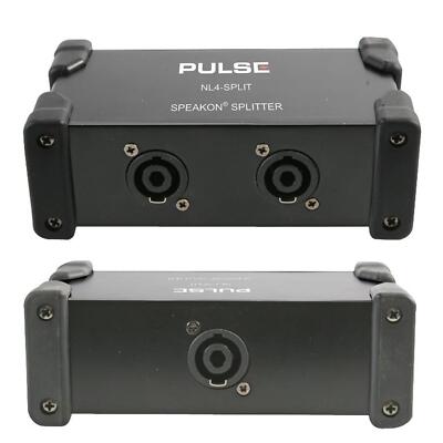 Pulse Speakon Splitter Box NL4-SPLIT NL4 in out