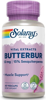 Solaray Butterbur Root Extract 50mg | 60ct