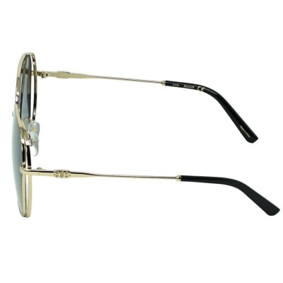 サングラス Bally Sunglasses BY0051K 01D Polarized Bally BY0051-K 01D Black/Gold Polarized Butterfly Over Size