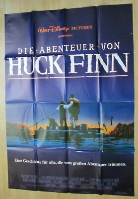Filmplakat - Die Abenteuer von Huck Finn ( Elijah Wood , Robbie Coltrane ) DINA0