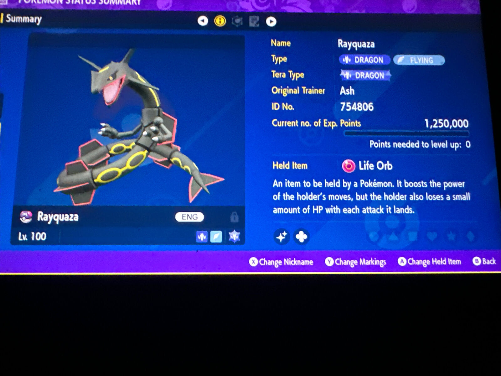 Gen8] Finally got my Shiny Rayquaza so I had to update my