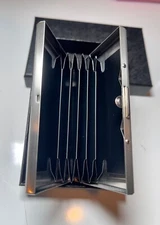 Slim Minimalist RFID Blocking,Stainless Steel Silver Wallet, New In Box