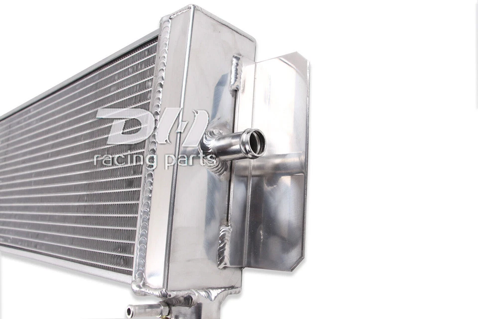 Intercooler aire-agua 24"x 8"x 2.5" radiador intercambiador de calor de aluminio pulido Foto 4 de 4