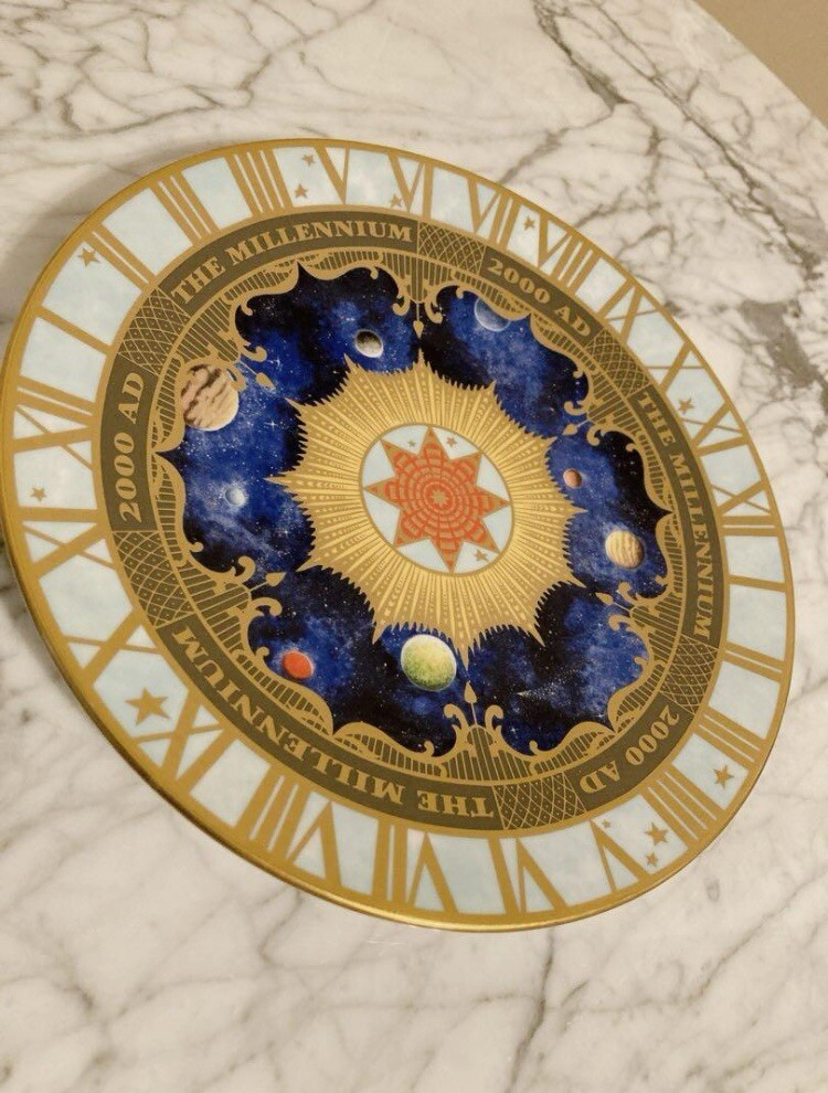 2000年限定 THE Millennium PLate Royal Worcester Plate To Celebrate The Millennium 2000