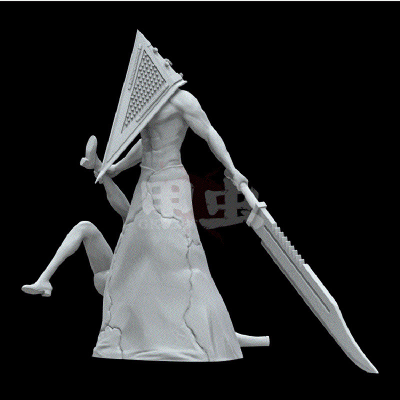 Pyramid Head Silent Hill Action Figure Impressão 3D