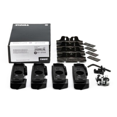 THULE 7009 Evo Fixpoint Montagekit für VW Bus T5 + T6 mit T-Schienen - 187009