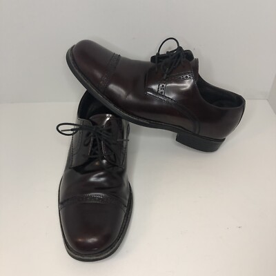 Johnston & Murphy Dark Burgundy Oxford Size US 8M Casual Dress Shoes  20-2743 EUC | eBay