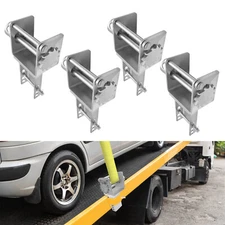 4Pcs Trailer Stake Pocket Winch Heavy Duty Trailer Stake Pocket Winch 5400 lbs