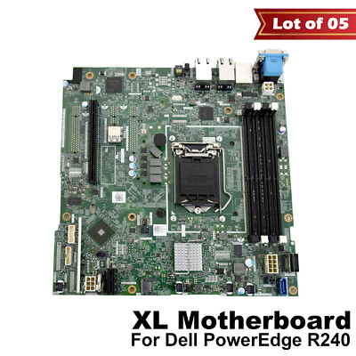 Lot of 5 Dell PowerEdge R240 XL Xeon C242 Chipset DDR4 Server Motherboard 0KFFK