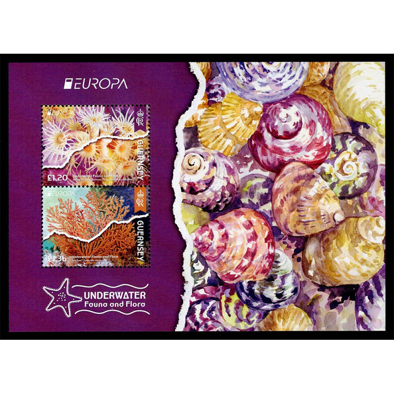 FR7566 - 2024 Guernsey postEurop flora e fauna - Biodiversità