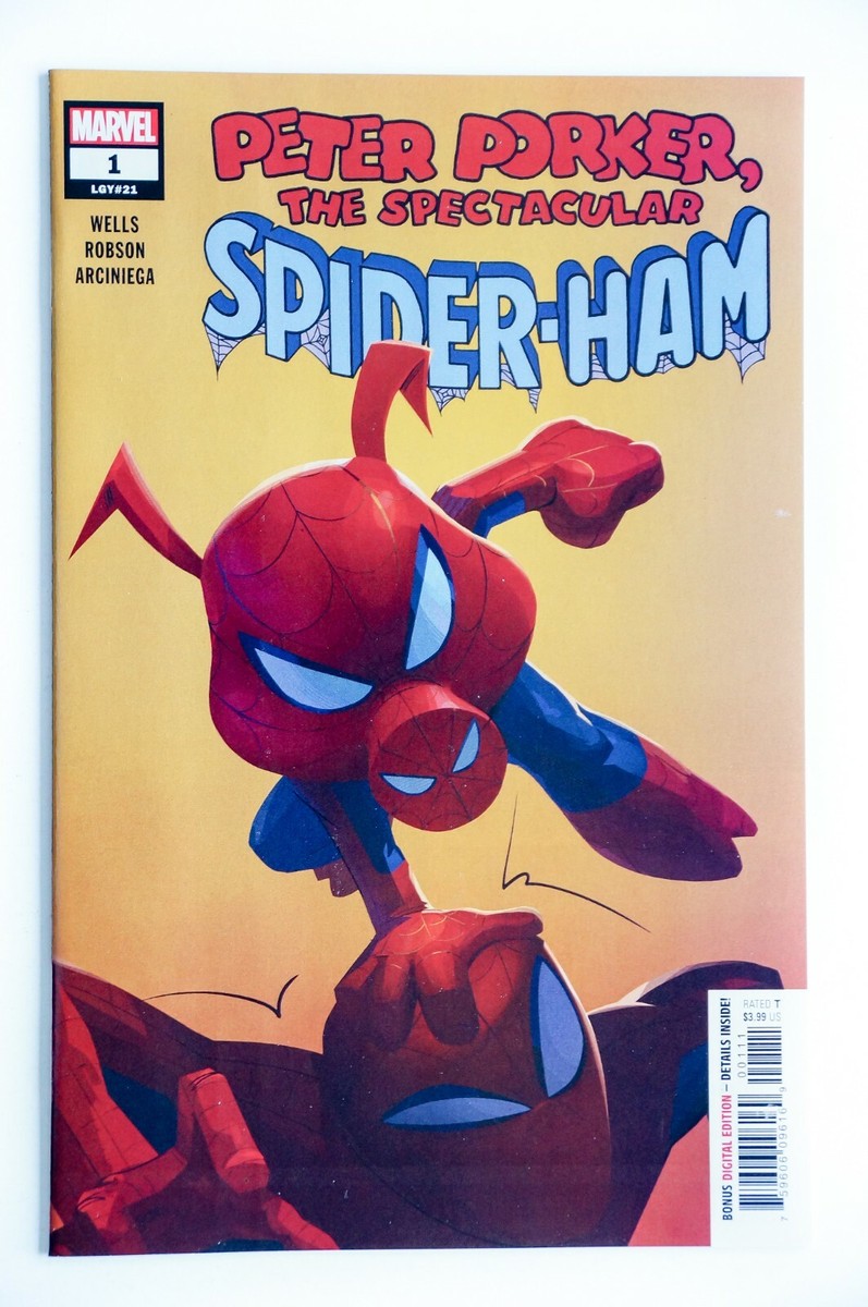 Spider-Ham, Peter Porker プロモ 64枚 Spider-Ham, Peter Porker (Borderless) Marvel's Spider-Man Foil for