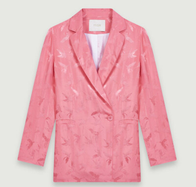 maje pink blazer