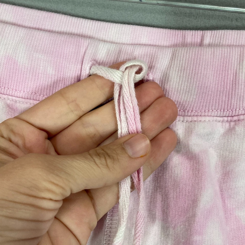 Pantalones Cortos Para Mujer Lucky Brand Tie Dye Talla Pequeña Gimnasio Salón Causal Blanco Rosa Foto 3 de 4