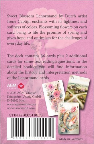 Sweet Blossom Lenormand Cards Deck Irene Captijn Divination Agm Urania 10044548 - Picture 3 of 8