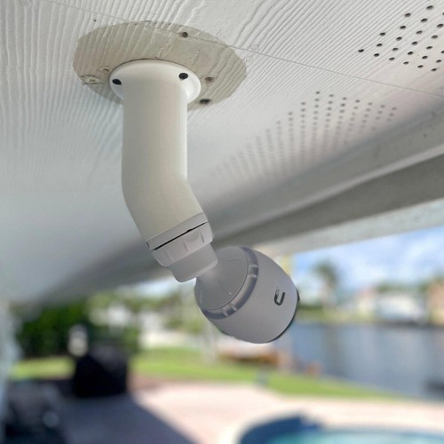 Solution de montage au plafond sous soffite pour UniFi Ubiquiti G3 G4 G5 G6 Bullet Cam - Photo 2/14