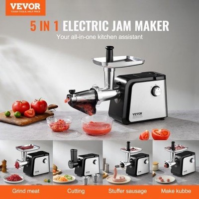 4.9 LBS/Min Electric Tomato Strainer 500W Tomato Sauce Maker Machine Home