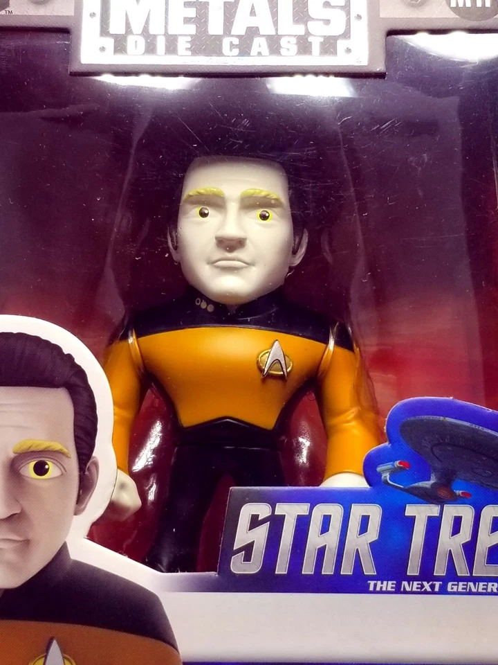 Star Trek Data (2017 4 pulgadas NUEVO) M414 METALS Die Cast Collectible Jada Toys Foto 3 de 4