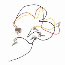 Guitar Wiring Harness Kit Prewired 3 Way Switch 2V2T1J For Electric Guitar W ECM