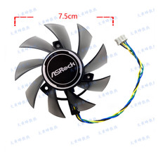 Graphics Card Cooling Fan For ASROCK RX550 560 Phantom Gaming