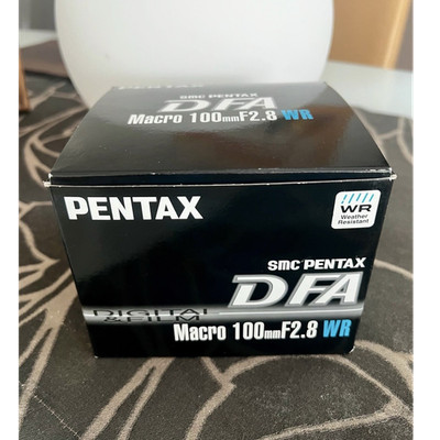 PENTAX SMC D FA 100mm f/2,8 WR Makroobjektiv Pentax-Anschluss wetterfest - NEU