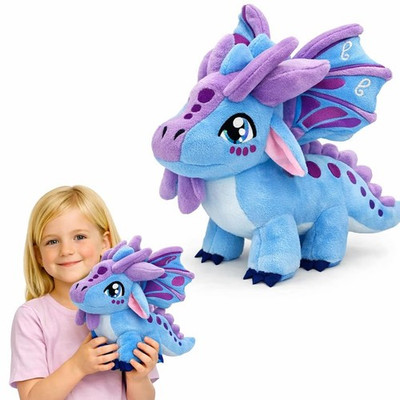 #ad Wings of Fire Dragon Plush Fire Winged Dragon Plush Pillow Rainwing Drago... $36.95