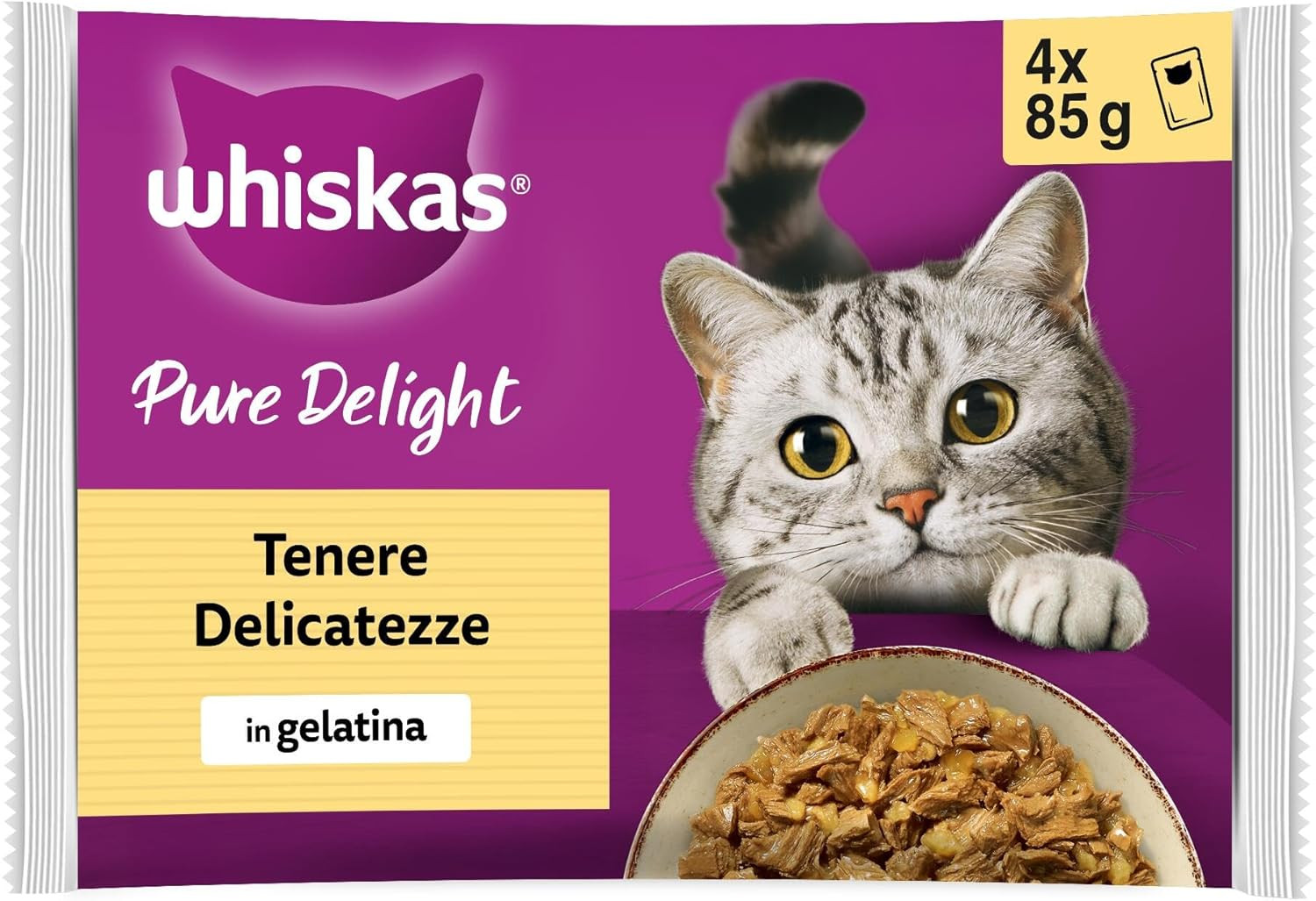 Recensione PURE DELIGHT Gatti Adulti 4X85g Selezione Delicata C