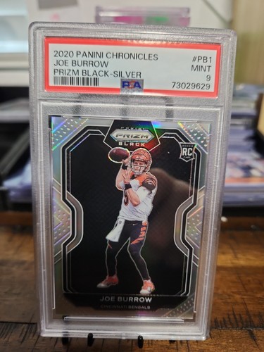 2020 Panini Chronicles - Prizm Black Joe Burrow #PB-1 Silver (RC)