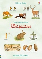 Sticker-Wissen Natur: Tierspuren: mit über 100 S... | Book | condition very good