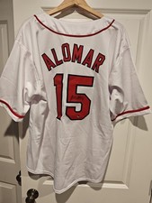 Sandy Alomar JR Autographed Custom Cleveland Indians Jersey Wilder hologram cert