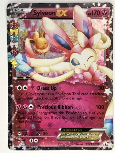 Sylveon EX MP RC21-32 Generations: Radiant Collection Pokemon TCG Holo