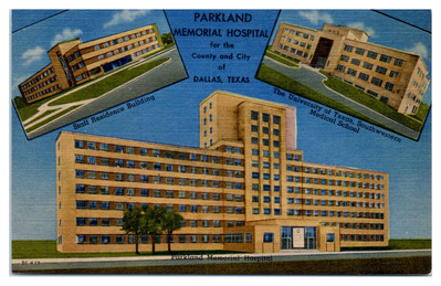 #ad Postcard: Staff Residence Building PARKLAND MEMORIAL HOSPITAL for the $3.19