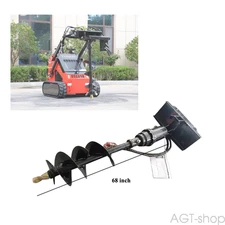 AGT 12" Mini Skid Steer Hydraulic Auger Attachment M-AG