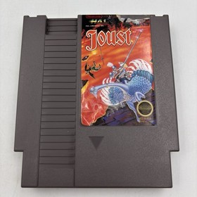 Joust (Nintendo NES, Box, 1988) No Manual Cleaned & Tested