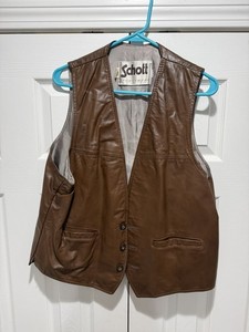 Schott Leather Vest | eBay