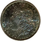 💥1885 US MORGAN DOLLAR BEAUTIFUL TONING, BU⭐⭐