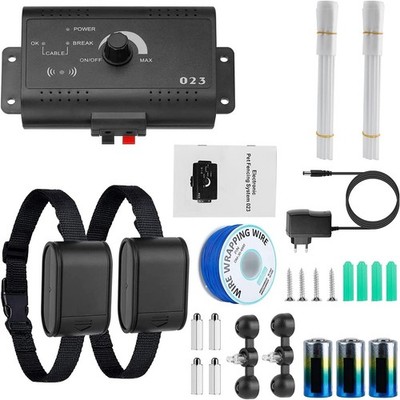 Electric Dog Fence System Electric Fence for Dogs Pet Tone Shock Boundary Con...