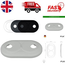 Elegant 3-Piece Radiator Pipe Covers 22mm Double Collars - Quick-Connect Design