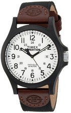 Timex Men's Expedition Acadia 40mm Watch &ndash; Triple Black Black/Brown/White