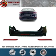 For 2023-2025 Honda Accord Rear Bumper with Reflectors