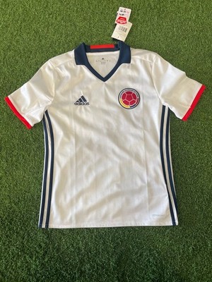 adidas Youth Colombia Home Jersey 2016 White
